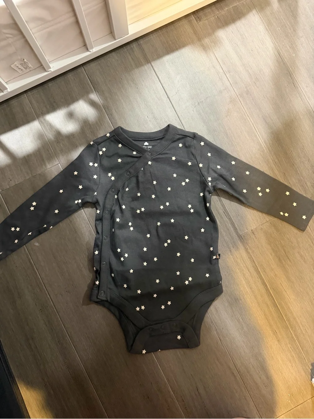 GAP Black One-Piece with White Star Print